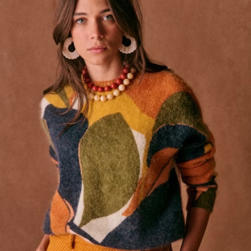 Sezane Nahla Jumper Synergy Print XL